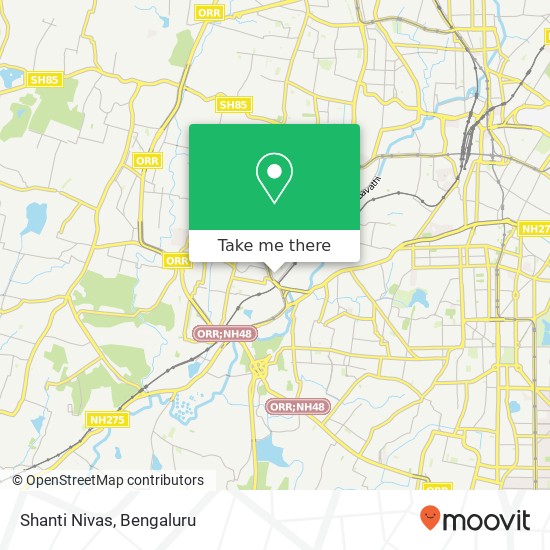 Shanti Nivas map