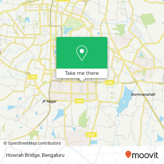 Howrah Bridge map