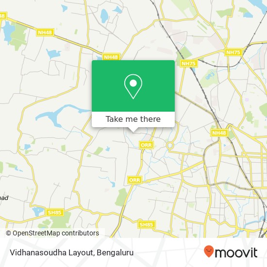 Vidhanasoudha Layout map
