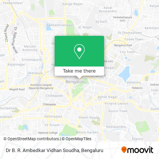 Dr B. R. Ambedkar Vidhan Soudha map