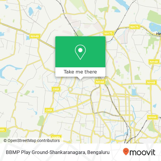 BBMP Play Ground-Shankaranagara map