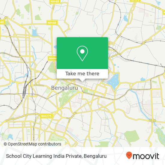 School City Learning India Private map