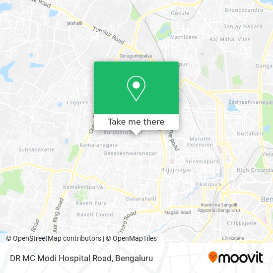DR MC Modi Hospital Road map