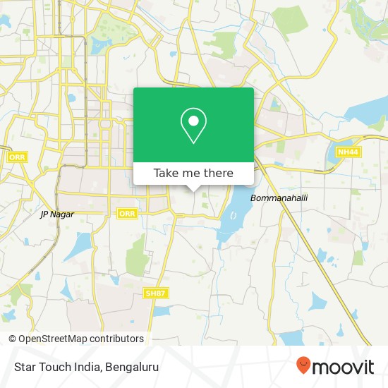Star Touch India map