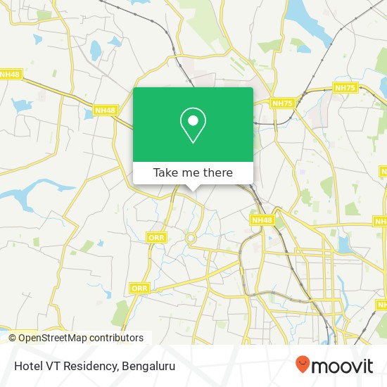 Hotel VT Residency map