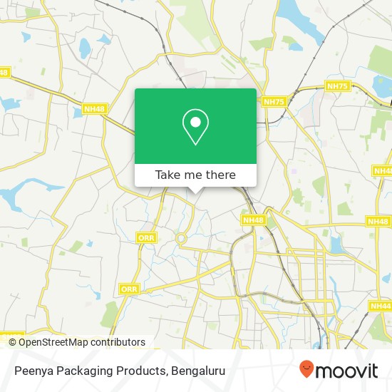 Peenya Packaging Products map