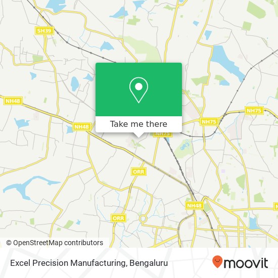 Excel Precision Manufacturing map