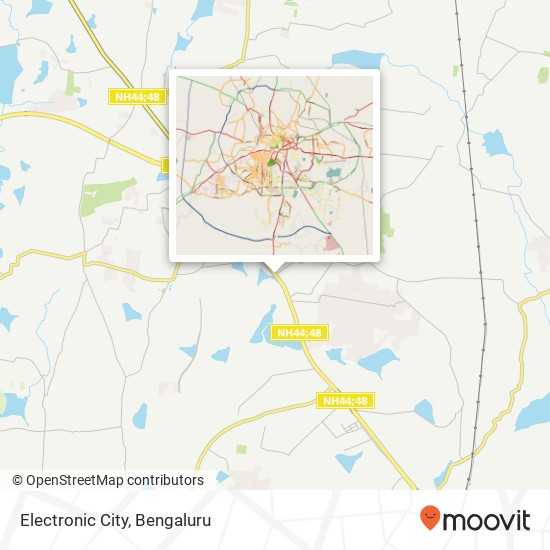 Electronic City map