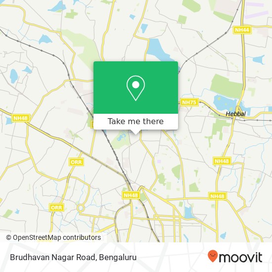 Brudhavan Nagar Road map