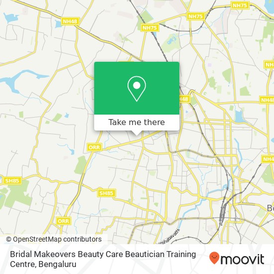 Bridal Makeovers Beauty Care Beautician Training Centre map