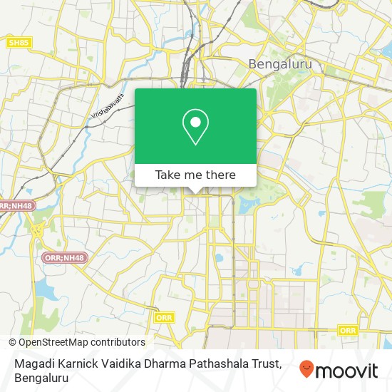 Magadi Karnick Vaidika Dharma Pathashala Trust map