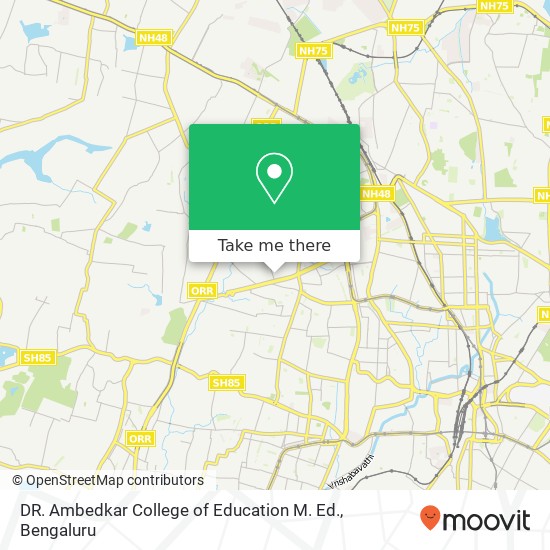 DR. Ambedkar College of Education M. Ed. map