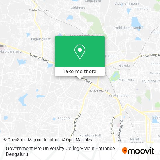 Government Pre University College-Main Entrance map