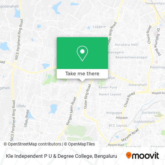Kle Independent P U & Degree College map