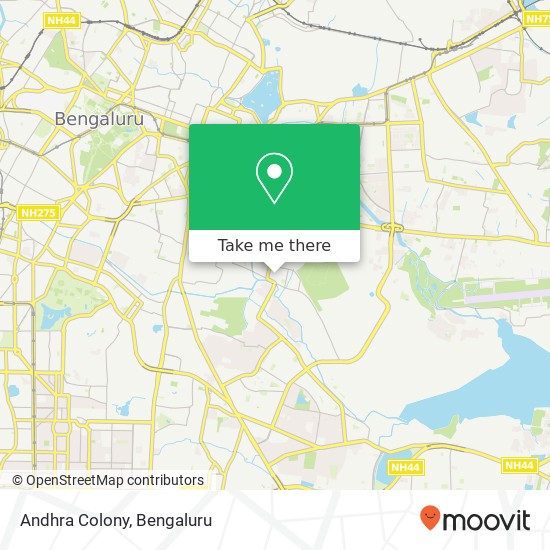 Andhra Colony map