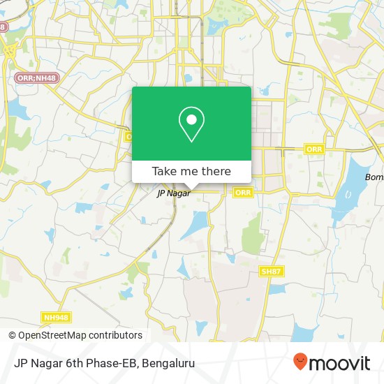 JP Nagar 6th Phase-EB map