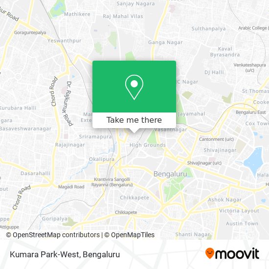Kumara Park-West map