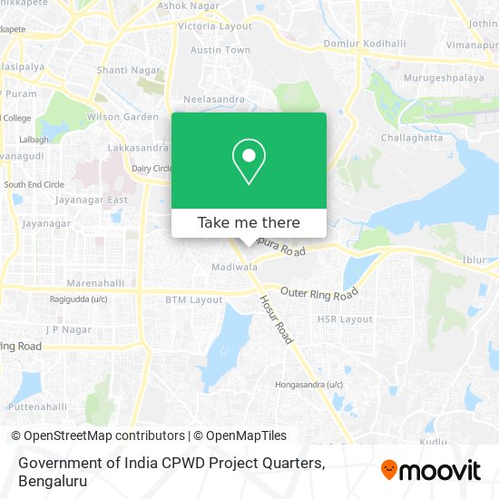 Government of India CPWD Project Quarters map
