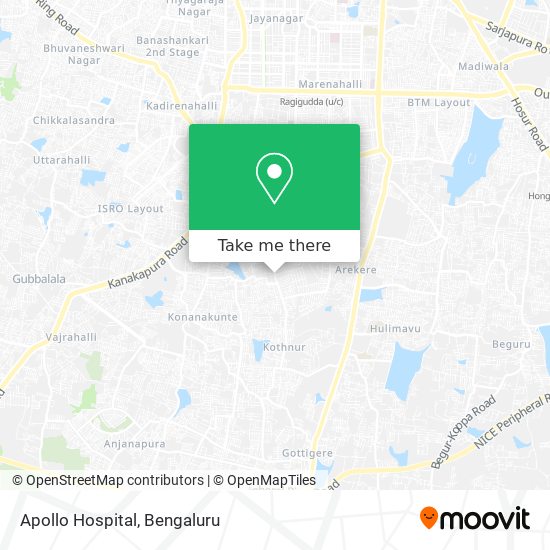 Apollo Hospital map