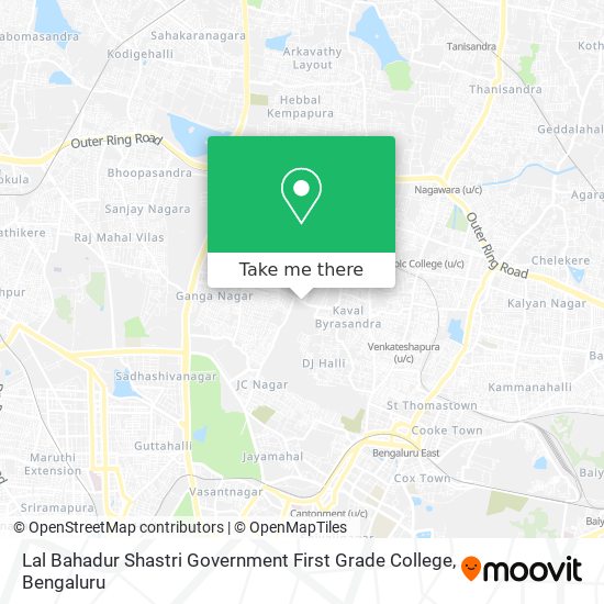 Lal Bahadur Shastri Government First Grade College map