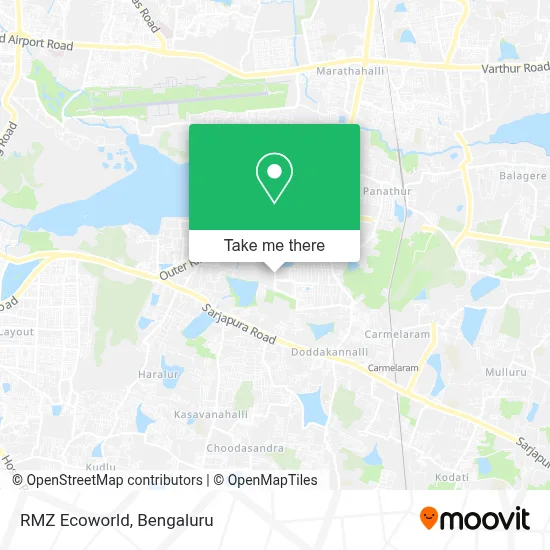 RMZ Ecoworld map