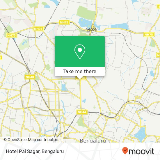Hotel Pai Sagar map