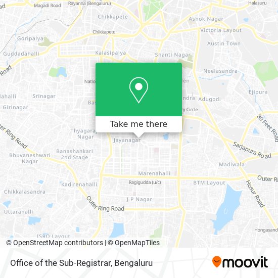 Office of the Sub-Registrar map