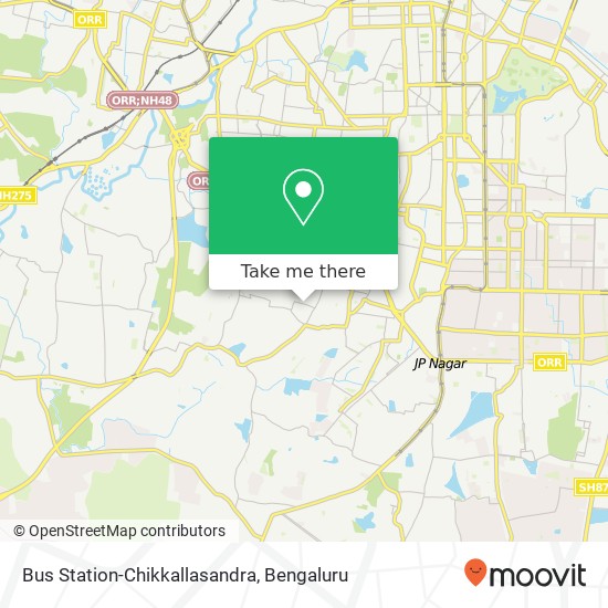 Bus Station-Chikkallasandra map
