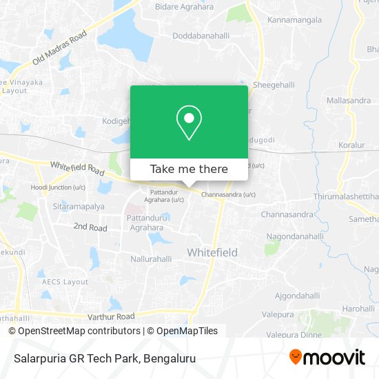 Salarpuria GR Tech Park map