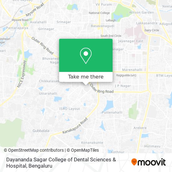 Dayananda Sagar College of Dental Sciences & Hospital map