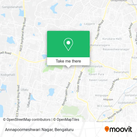 Annapoorneshwari Nagar map