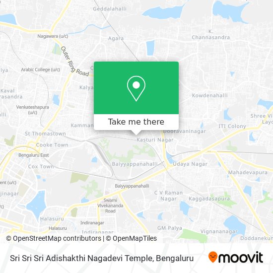 Sri Sri Sri Adishakthi Nagadevi Temple map