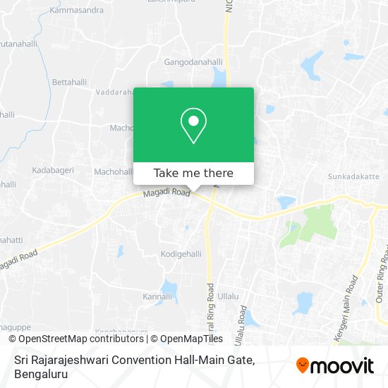 Sri Rajarajeshwari Convention Hall-Main Gate map