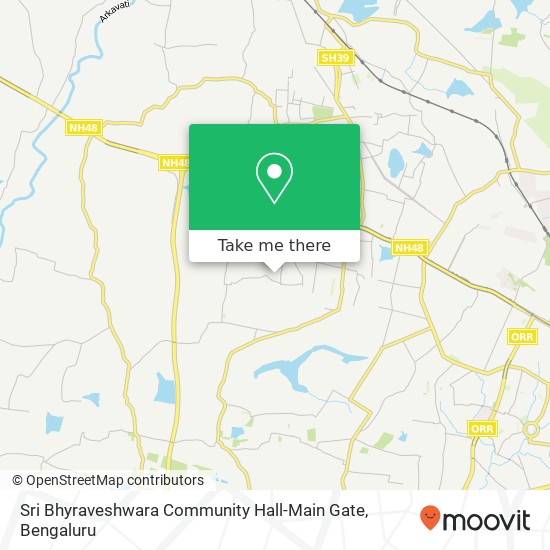 Sri Bhyraveshwara Community Hall-Main Gate map