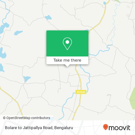 Bolare to Jattipallya Road map
