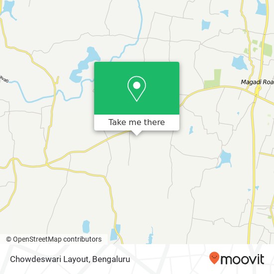 Chowdeswari Layout map
