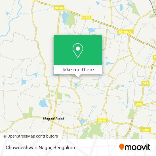 Chowdeshwari Nagar map