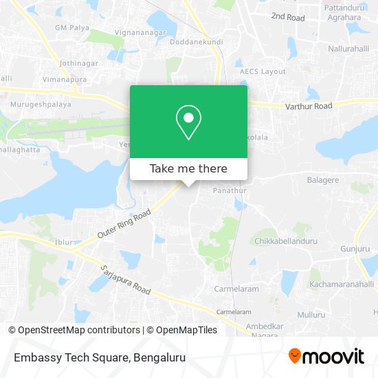 Embassy Tech Square map