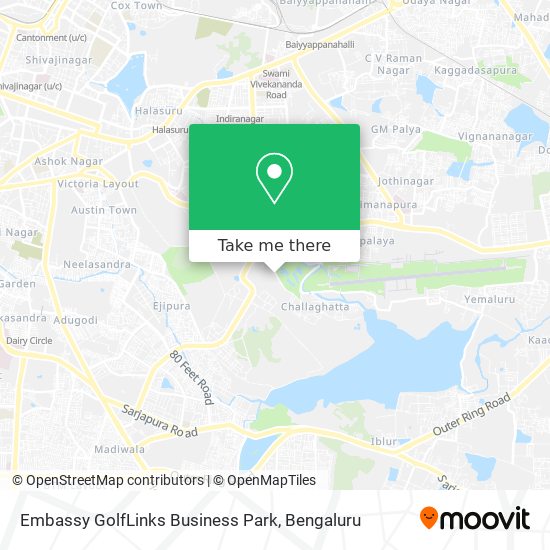 Embassy GolfLinks Business Park map