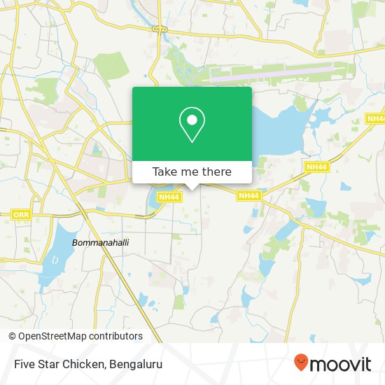 Five Star Chicken map