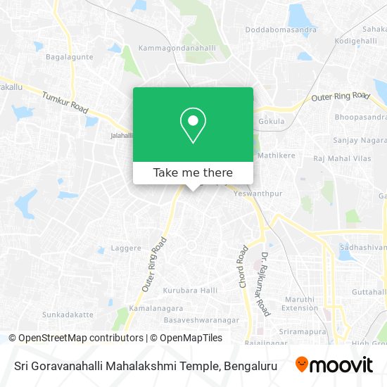 Sri Goravanahalli Mahalakshmi Temple map