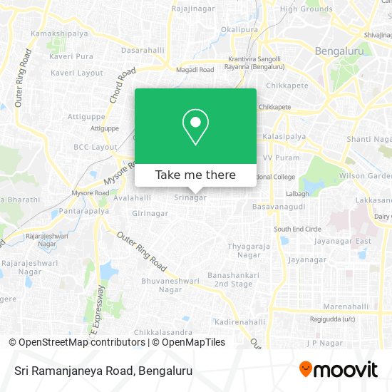 Sri Ramanjaneya Road map
