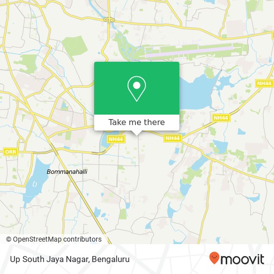 Up South Jaya Nagar map