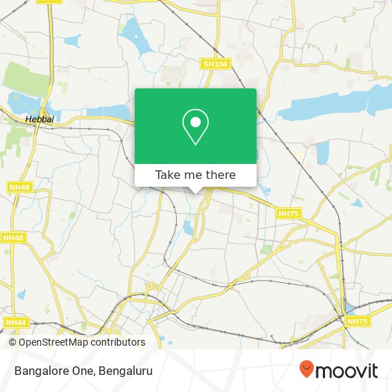 Bangalore One map