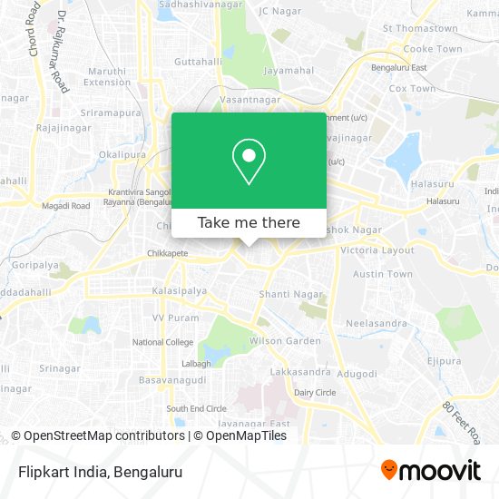 Flipkart India map