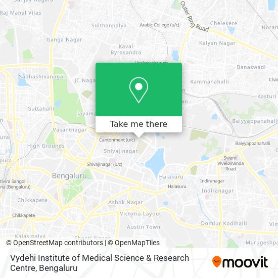 Vydehi Institute of Medical Science & Research Centre map