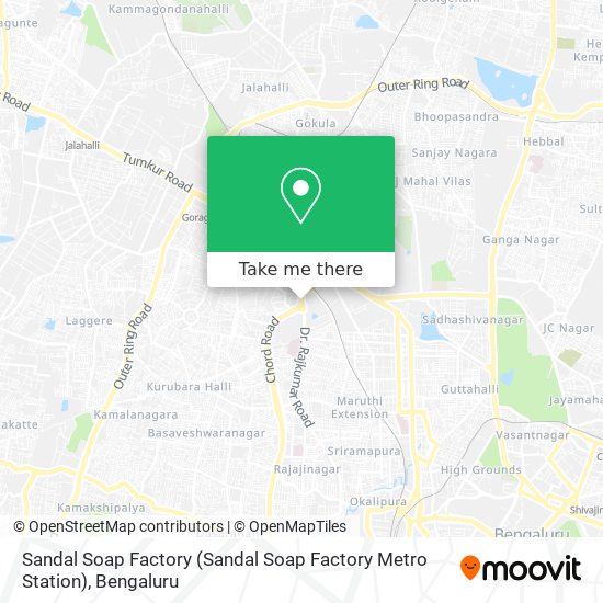Sandal Soap Factory (Sandal Soap Factory Metro Station) map