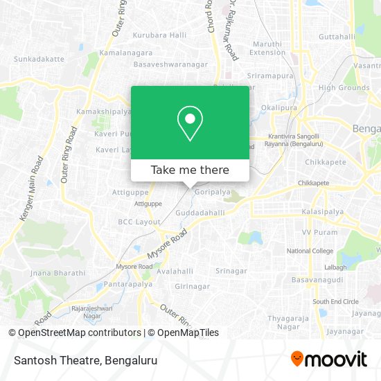 Santosh Theatre map