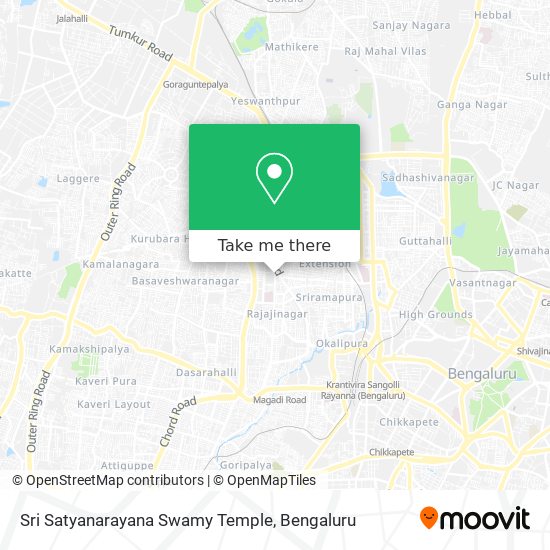 Sri Satyanarayana Swamy Temple map