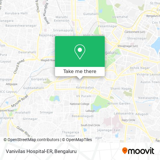 Vanivilas Hospital-ER map